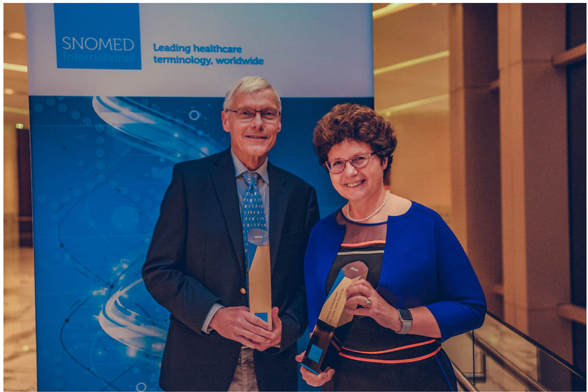Jurkovich Receiving SNOMED Award